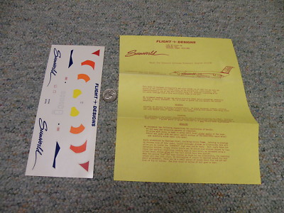Flight Designs   decals 1/144  Sunworld DC-9-30    E31