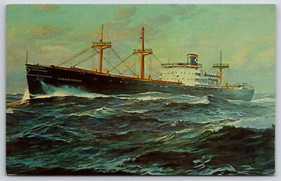 Postcard SS John B Waterman Ship Boat Nautical Vintage Post Card
