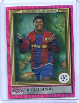 2022-23 Stadium Club Chrome RONALDINHO LEGENDS OF EUROPE #LE-RO
