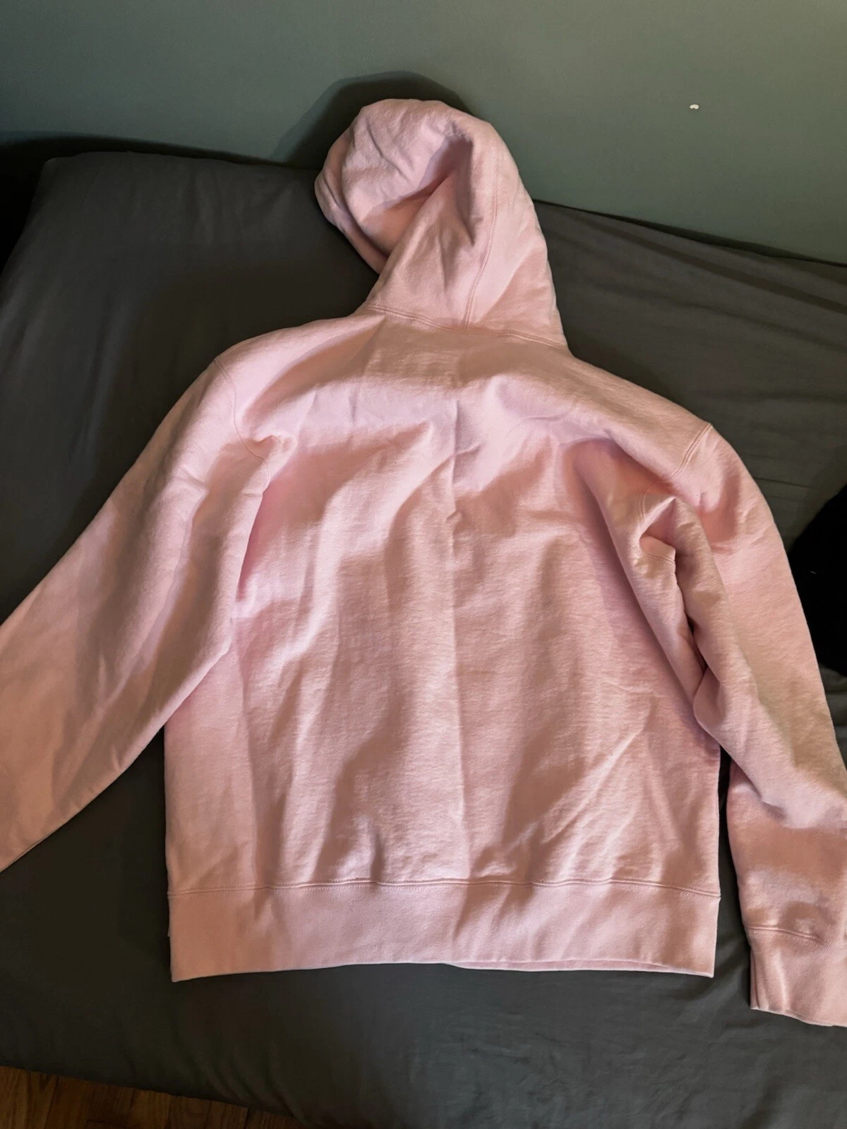 Felpa con cappuccio Supreme x Burberry Box logo rosa DS taglia M