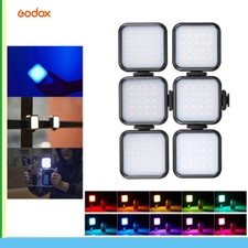 6X Godox LITEMONS LED6R RGB LED Videolicht 3200K-6500K LED Vlog Video Beleuchtun