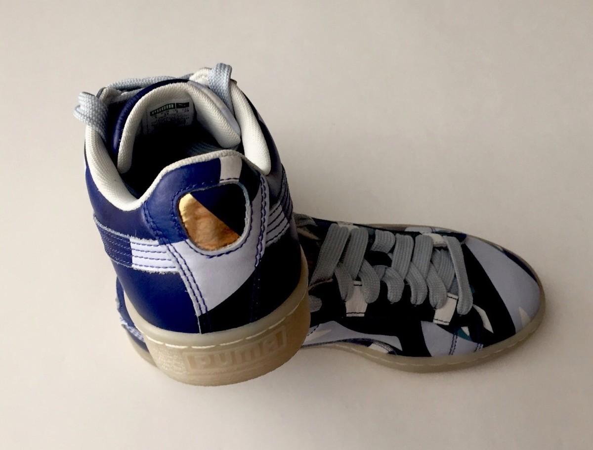 Puma X Careaux Basket Graphic Twilight Blue Halogen Blue 363435-01