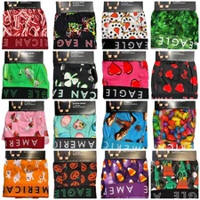 NWT AMERICAN EAGLE Men's Boxer Brief Underwear 6" Inseam Sz XS-S-M-L-XL #21A