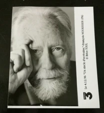 PRESS PHOTO SILVER PRINT WRITER FRANCOIS NOURISSIER 1997