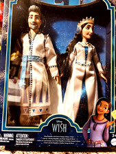 Disney WISH "King Magnifico Queen Amaya of Rosas 12" Dolls
