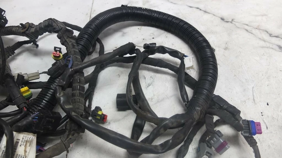 14 Harley Davidson FXDL Dyna Low Rider Wire Wiring Harness Loom - Image 3 of 4