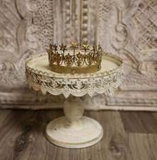 Antiqued Gold Tiara Star Crown