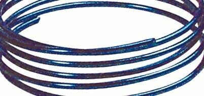 Cordon Rond En Cuir 2mm Bleu Ciel/turquoise - 5 Mètres, Pour Création DIY
