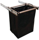 18" Pull-Out Hamper, with Removable Bags Synergy Collection Matt Nickel