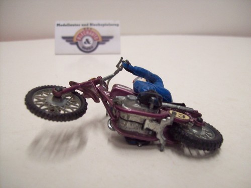 Yamaha Cross #13, 1976, Viola-Metallizzato, Vintage Polistil (Made in Italy) 1:24 - Foto 5 di 5