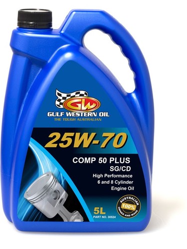 2 x Gulf Western COMP 50 Plus 25W-70 Engine Oil 5L - Picture 2 of 12