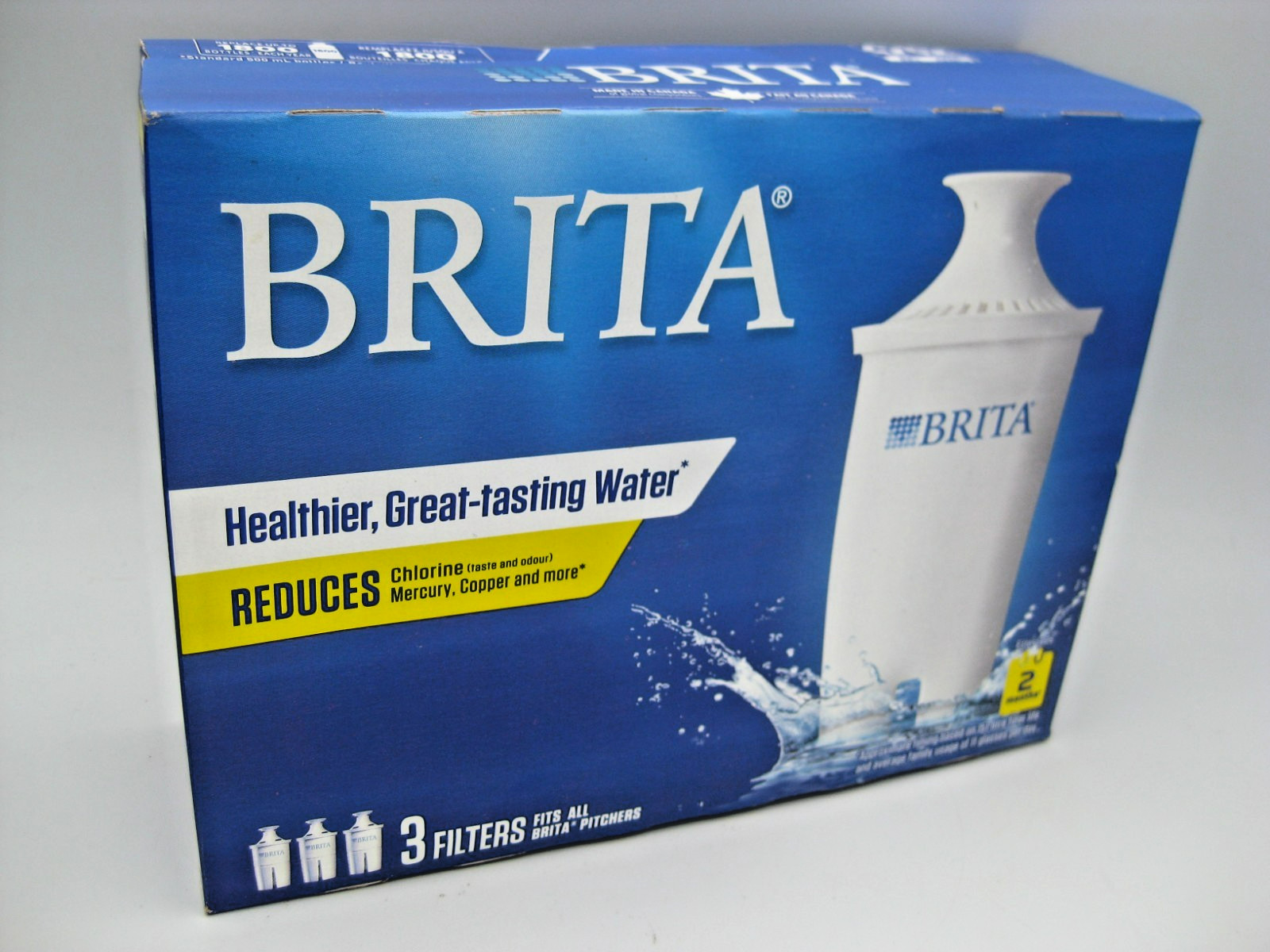 NEW! 3 Pack of Brita Advanced Water Pitcher Filters MPN: OB0