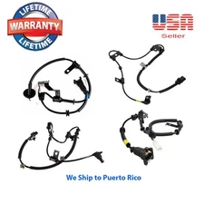 4 ABS Front & Rear L/R Wheel Speed Sensor Wire Harness Fit: Hyundai Accent 06-11