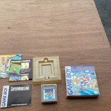 Nintendo Super Mario Land (Game Boy, 1989) Complete Box, Manual, Cartridge