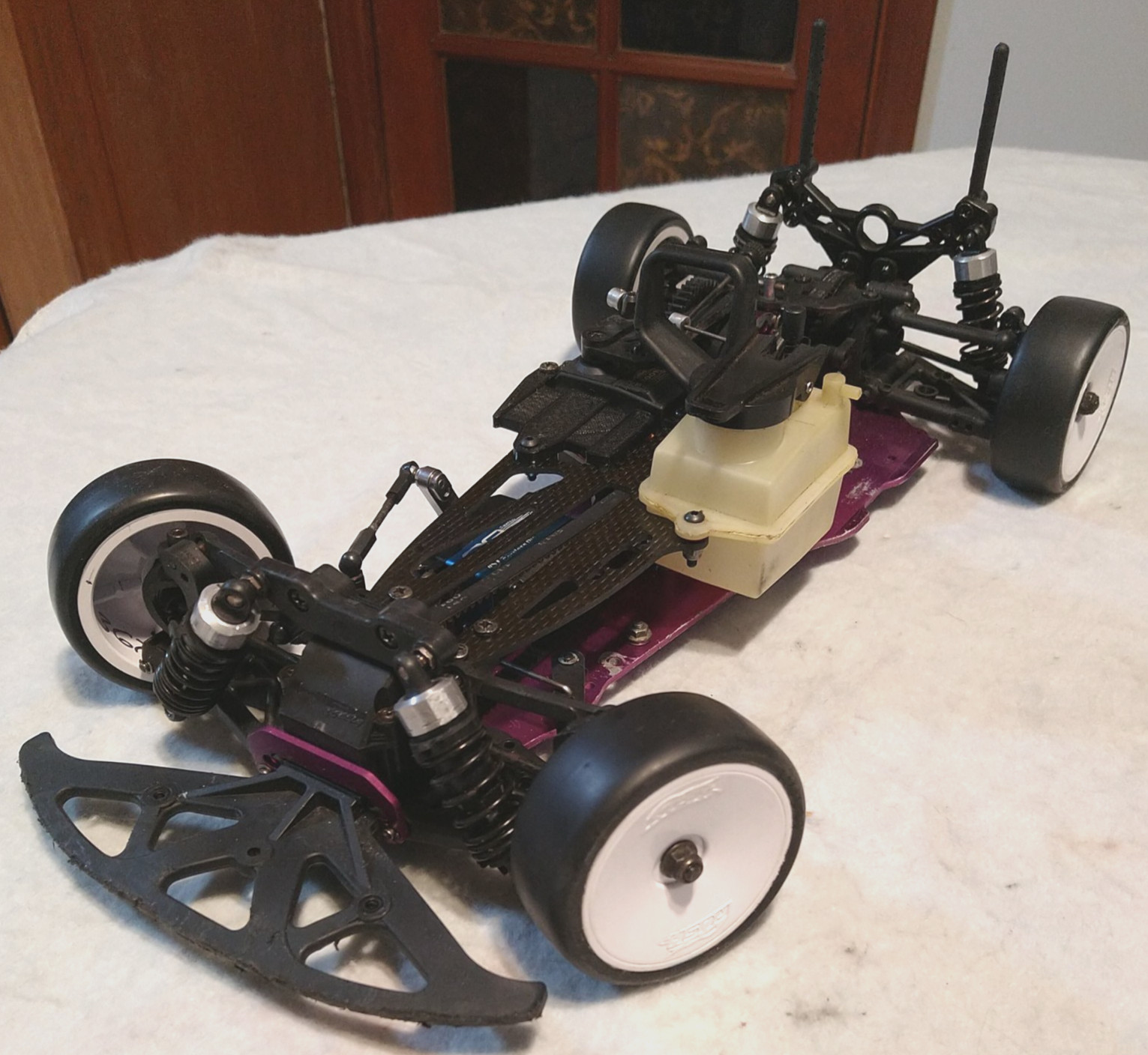 HPI Racing Nitro RS4 Rolling Chassis w/Graphite Upper Deck 1/10 Touring RC Car 