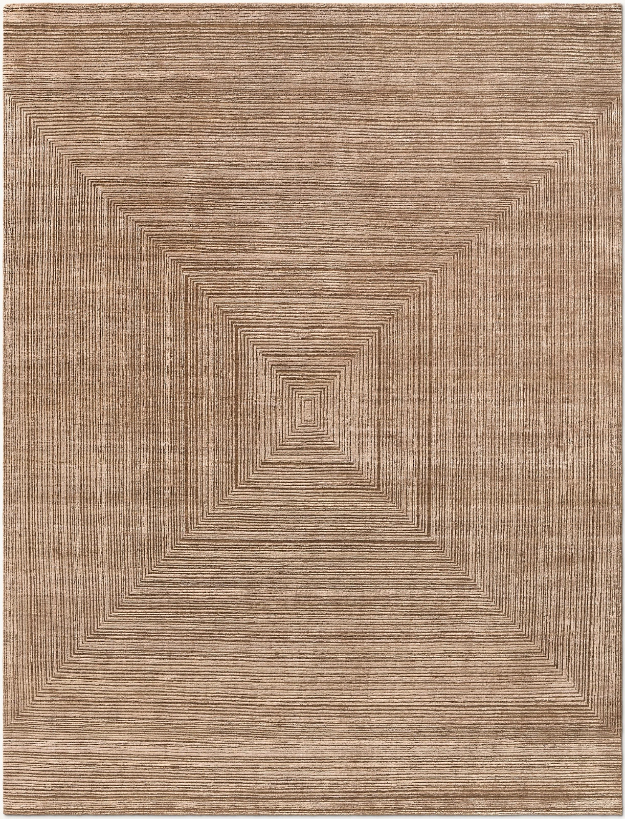 Handmade Luxury Moroccan Berber Wool Rug Color Burnt Caramel Design Carpet Rug