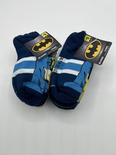 Dc Comic Batman Boy Socks 10 Pairs No Shows Size 6-8 1/2 Shoe Size 7.5 To 3.5.
