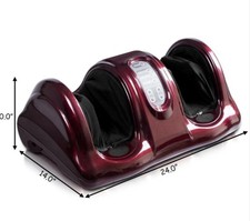 Shiatsu Foot Massager Burgundy 110v-220V 40 W