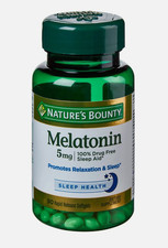 Nature's Bounty Sleep Health Melatonin Rapid Release Softgels, 5 mg, 90 Ct. 9/26