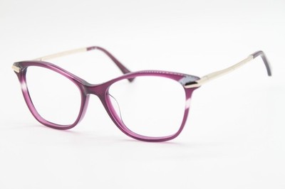 NEW ANN TAYLOR ATP825 C03 PURPLE GOLD AUTHENTIC EYEGLASSES 51-16