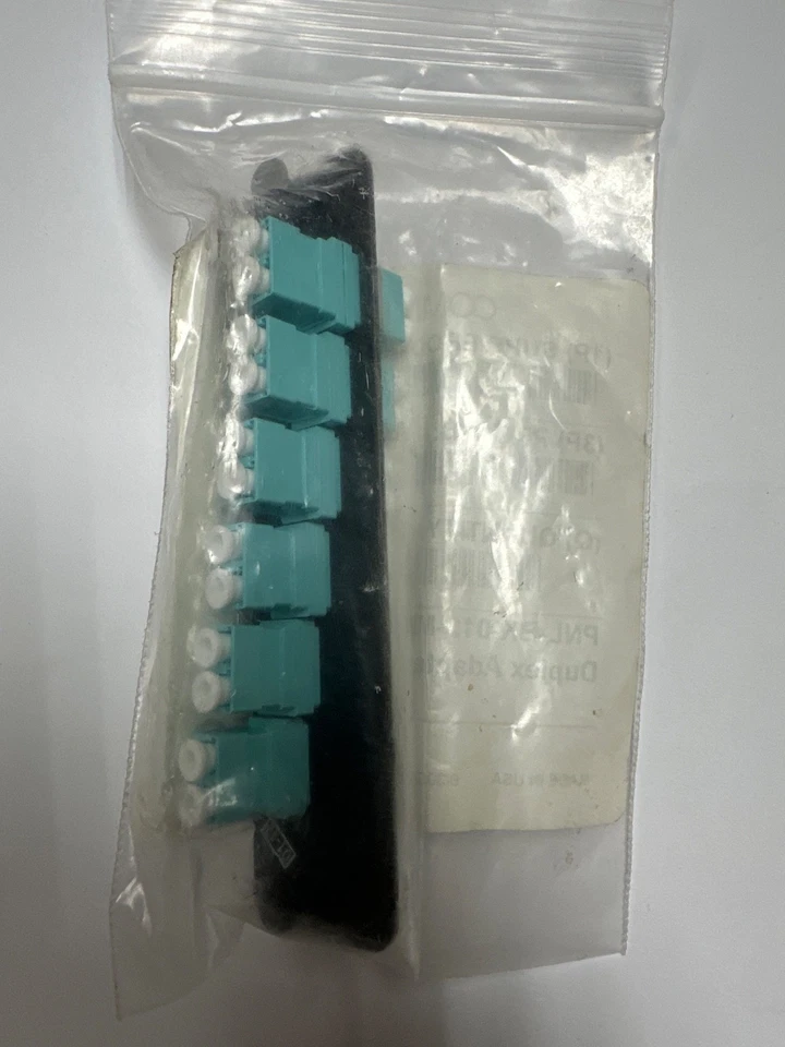 760149344 LazrSPEED® Adapter Pack with 6 MM Duplex LC Adapters Aqua - Image 2 of 2