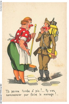 ASGP5-0277-HUMOR - YOUR PERME FALLS STEEPLY - YOU WILL START MAKING THE HOUSEHOLD