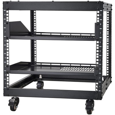 Uimoso 9U Adjustable 4-Post Open Frame Server Rack for Network Equipment