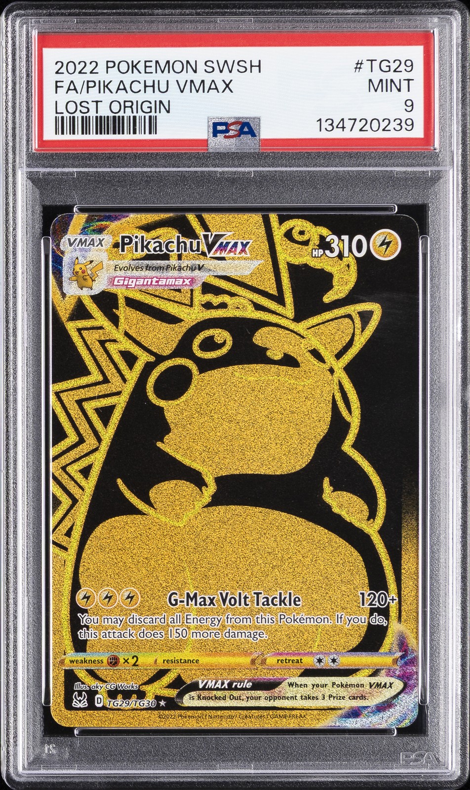 Pikachu VMAX #TG29