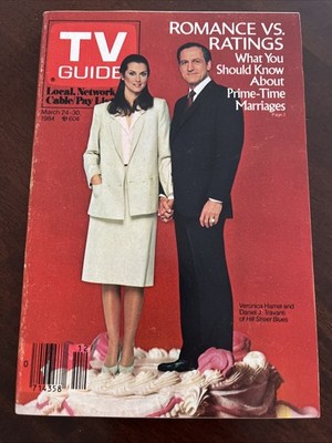 Tv Guide March 24-30 1984 Victoria Hamel Daniel J Travanti James Cagney Boston