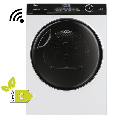 Haier Wärmepumpentrockner 9kg I-PRO SERIE 5 Inverter Dampfprogramm Weiß WLAN App