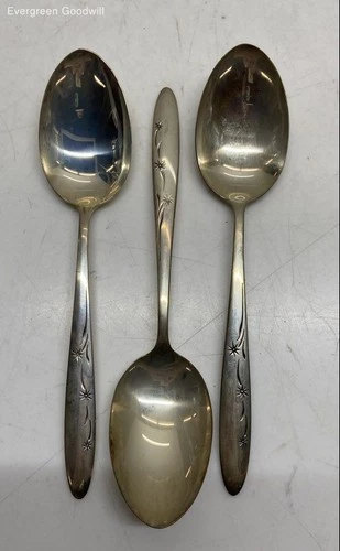 (A) Gotham Celeste Sterling Silver Spoons
