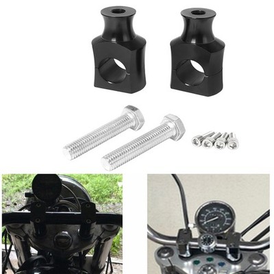 Motorcycle 1'' Handlebar Risers Left＆ Right for Dyna Super Glide Sport FXDX