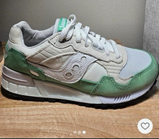 Saucony Men?s Low Top Lace Up Trainers Sneaker White/Green UK 5.5 S70667-1