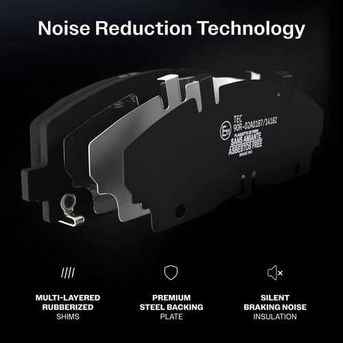 Front Rear Ceramic Brake Pads Kit For 2019-2022 Honda Insight - Picture 4 of 17