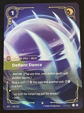 Defiant Dance #196 Prices | Riftbound Spiritforged