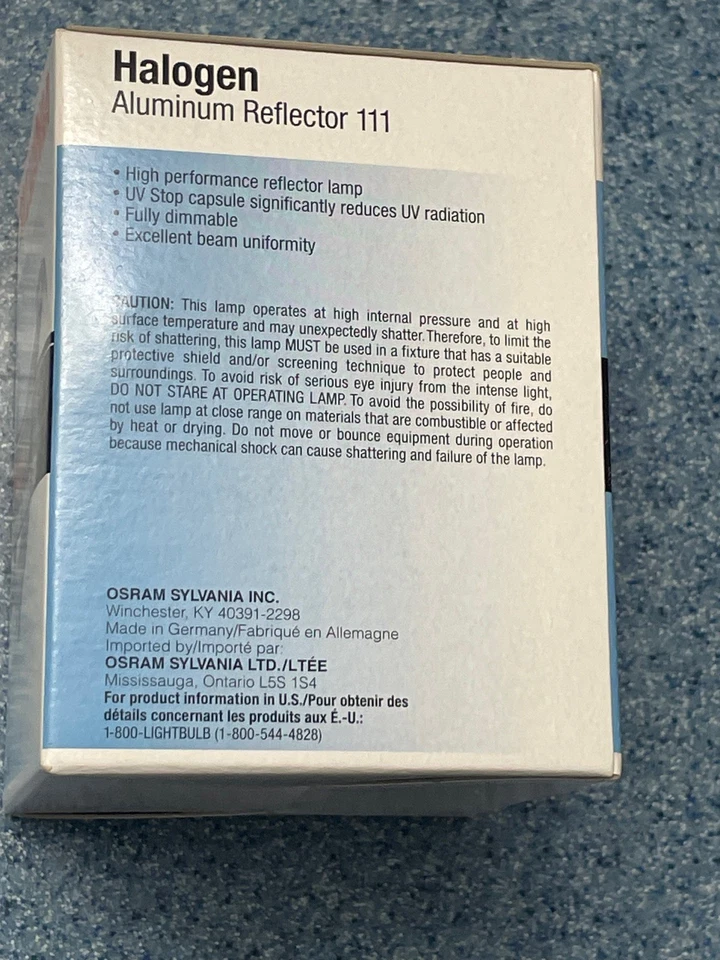 Sylvania 55123 75AR111/FL25 75 Watt 12 Volt AR111 Shape G53 Screw/Slip-on - Image 3 of 4