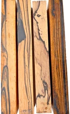 Ebony, Black & White/Pale Moon Spindle/Turning Blanks - 11/2"x1 1/2"x12"[E475]