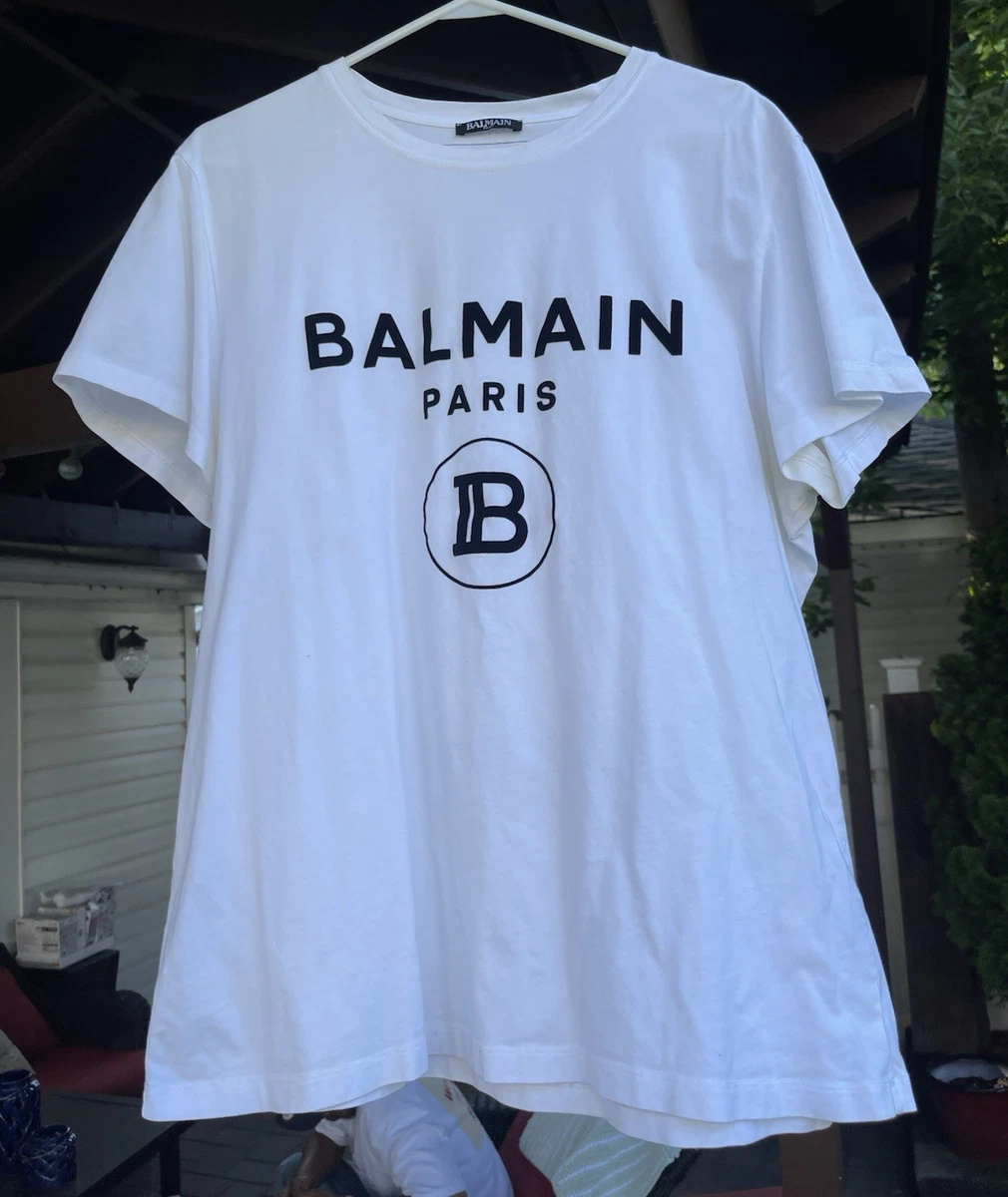 Balmain White T-Shirts for Men for sale - eBay