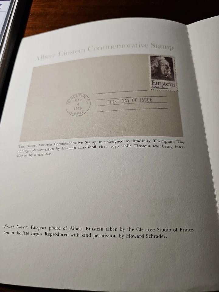 USPS FDC CEREMONY  1979 FOR ALBERT EINSTEIN - Image 3 of 4