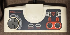 PC Engine TURBO PAD Controller PI-PD002 White Japan Import US Seller TESTED