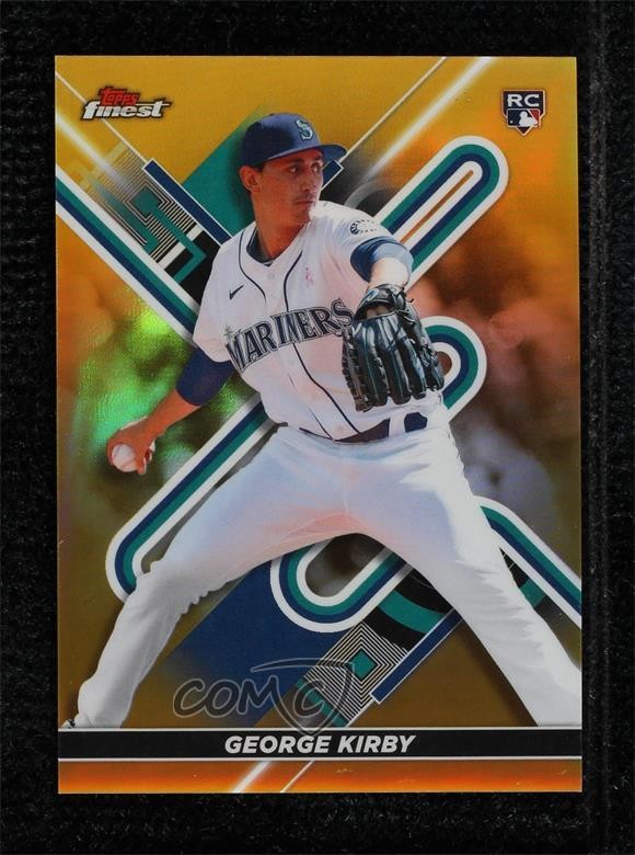 2022 Topps Finest Gold Refractor /50 George Kirby #12 Rookie RC