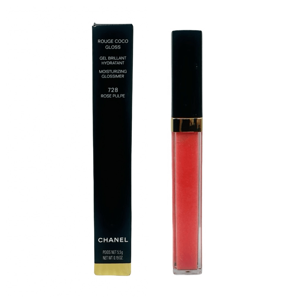 シャネル　リップ Chanel Rouge Coco Lip Gloss 728 Rose Pulpe 0.19 oz / 5.5g