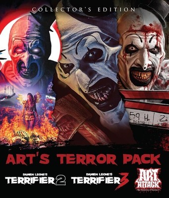 Art's Terror Pack: Terrifier 2 / Terrifier 3 / Art Attack: The Dissection of Ter