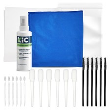 KICTeam - EV Charger Cleaning Kit with Brushes, Black