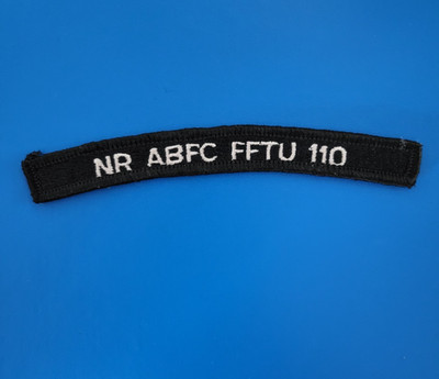 US Navy NR ABFC FFTU 110 Advanced Base Functional Component System FTU UIM Patch