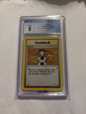 CGC 8 Brock 2000 Gym Heroes 15/132 Holo Pokemon Card Blue Label
