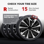 <!--F#f_0-->4pcs Hubcap 15 Inch Hubcaps Wheel Covers New For 500 And Most Cars<!--F/-->