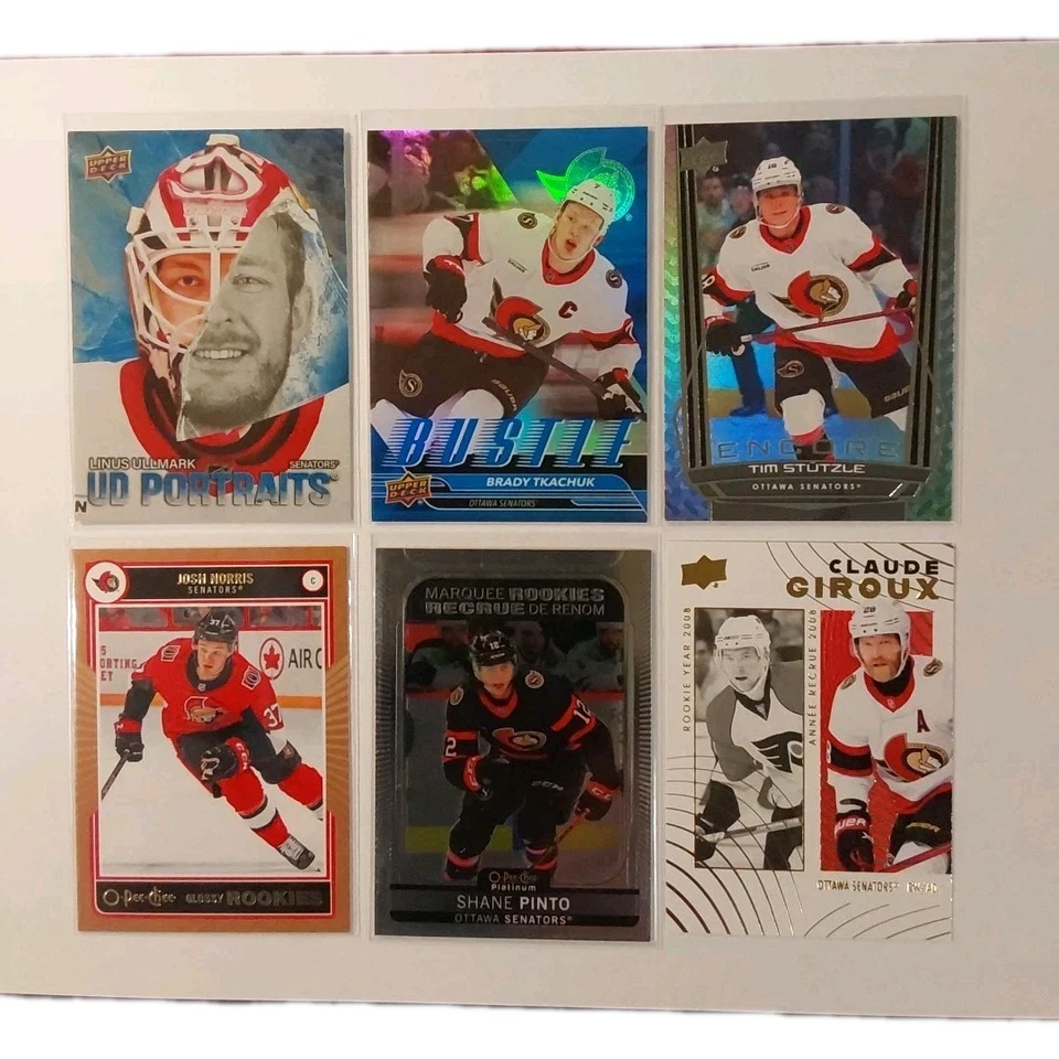 OTTAWA SENATORS 40 CARD LOT - BOBBY RYAN JERSEY CARD, NORRIS OUTBURST SILVER  - Image 2 of 4