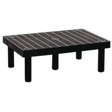 Structural Plastics Dunnage Rack, 500 lb Load Capacity, HDPE, 12 in H x 24 in W
