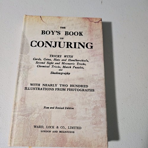 The Boys Book Of Conjuring New And Revised Edition - Foto 1 di 12